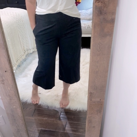 Cabi wide leg grey pants size 8 - Picture 3 of 7